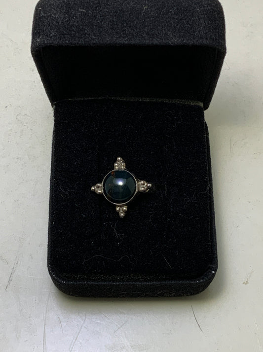 Bloodstone Sterling Silver Ring
