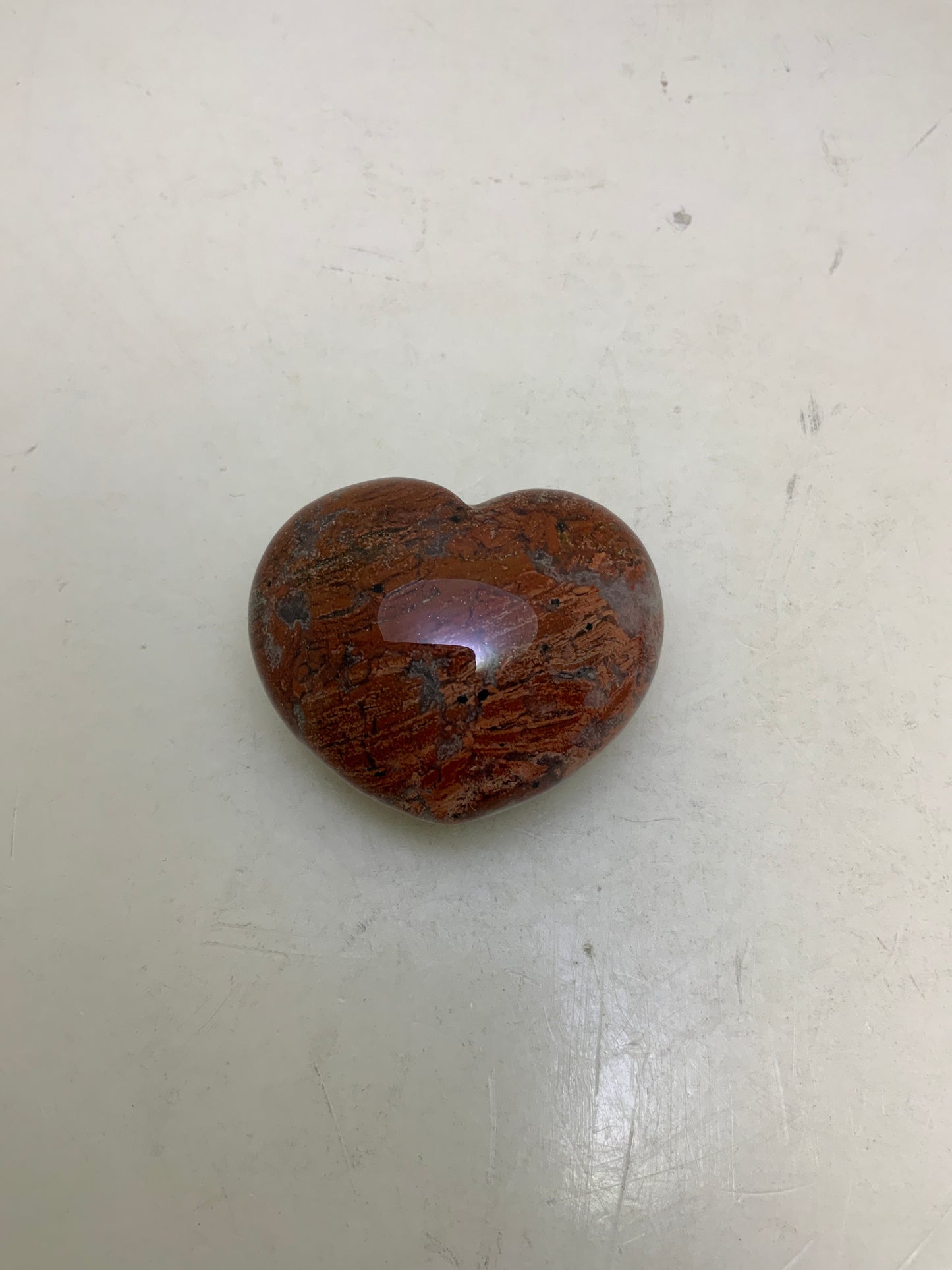 Breccaited Jasper Heart