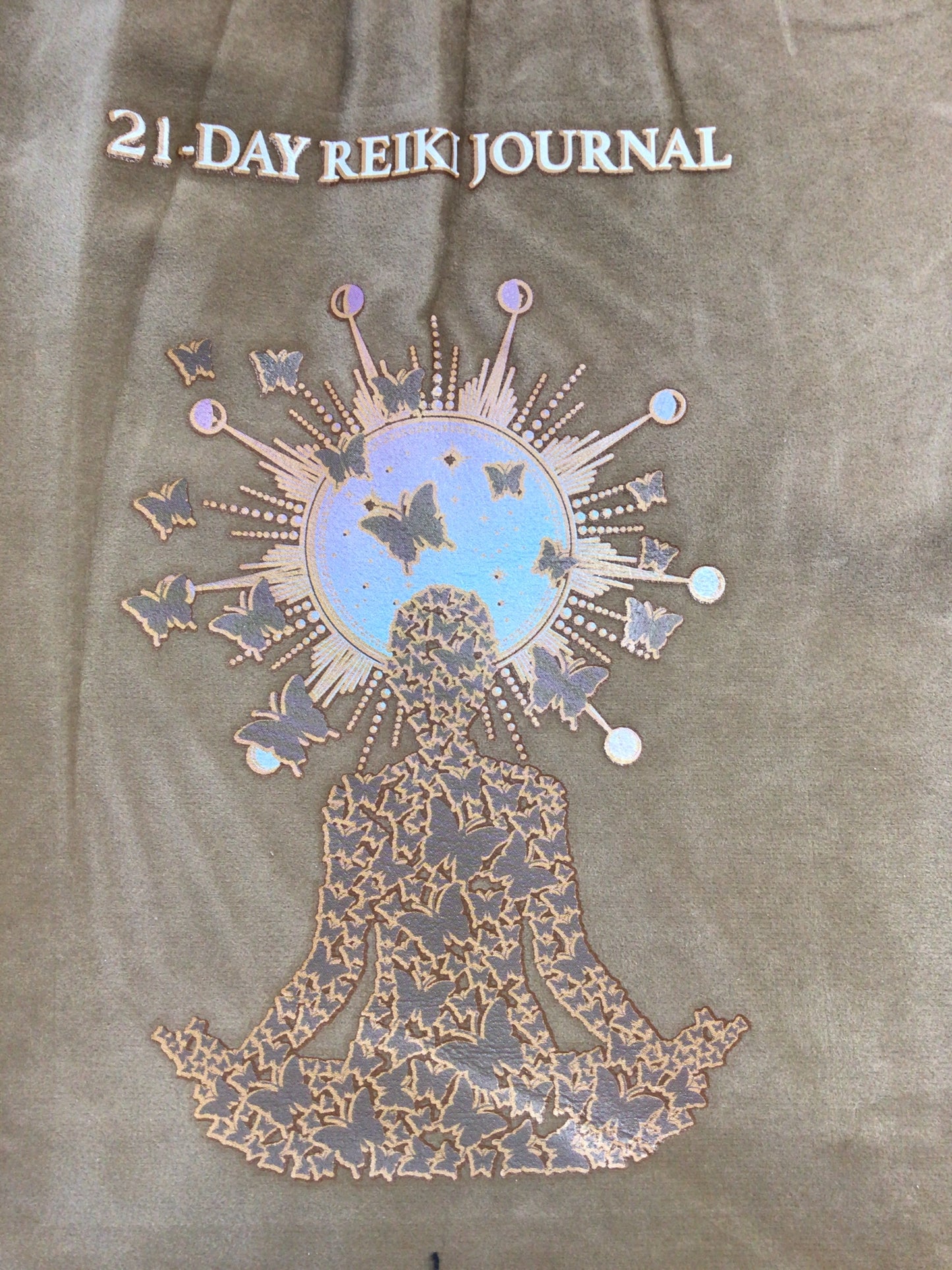 Leather Journal with Reiki Bag