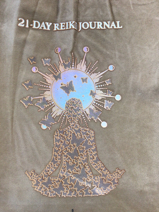 Leather Journal with Reiki Bag