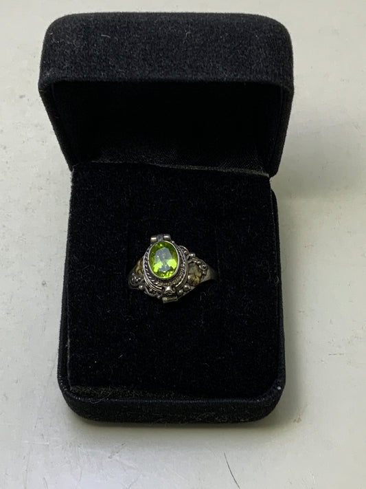 Peridot Sterling Silver Rings