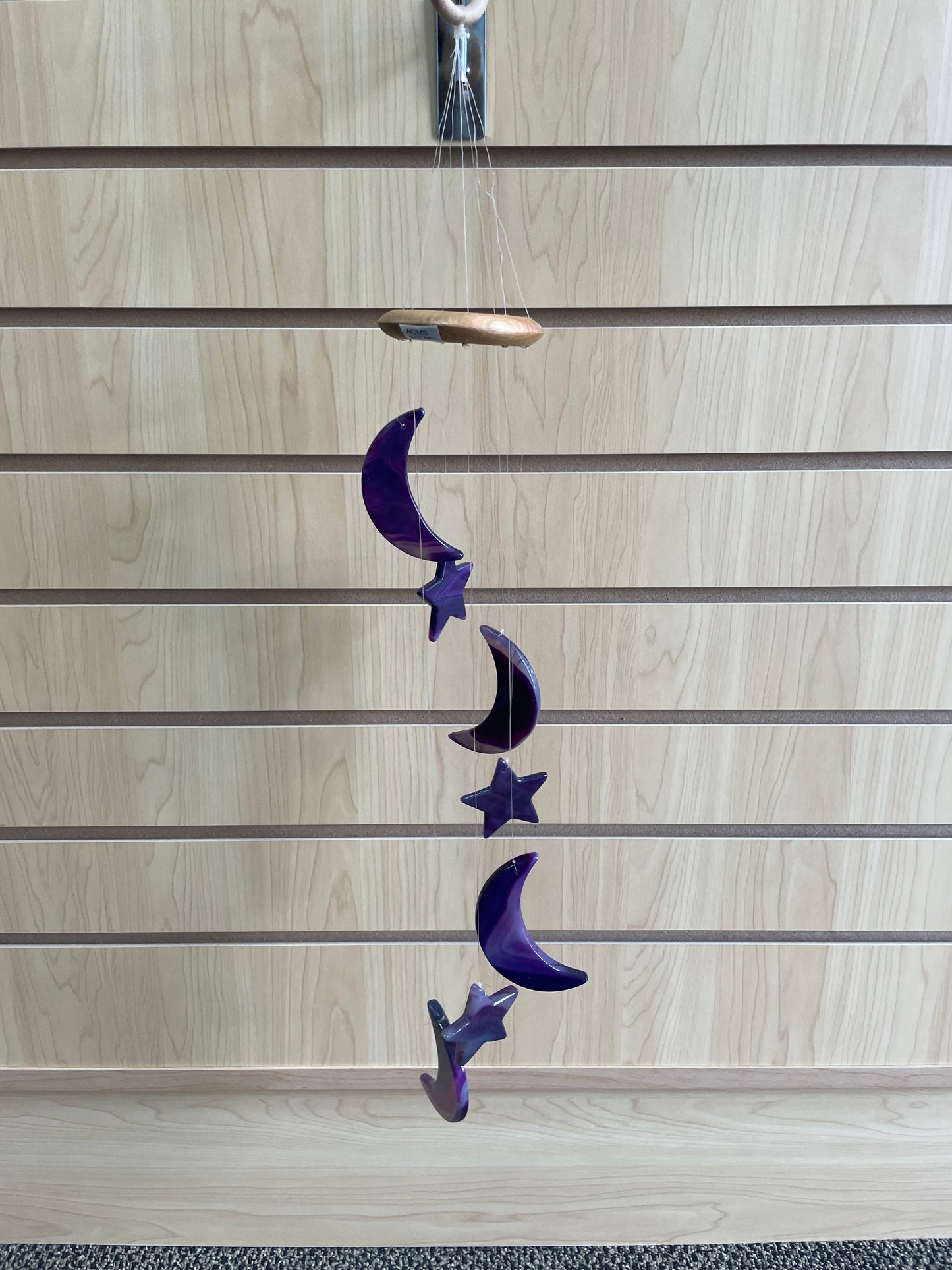 Moon & Star Agate Windchime