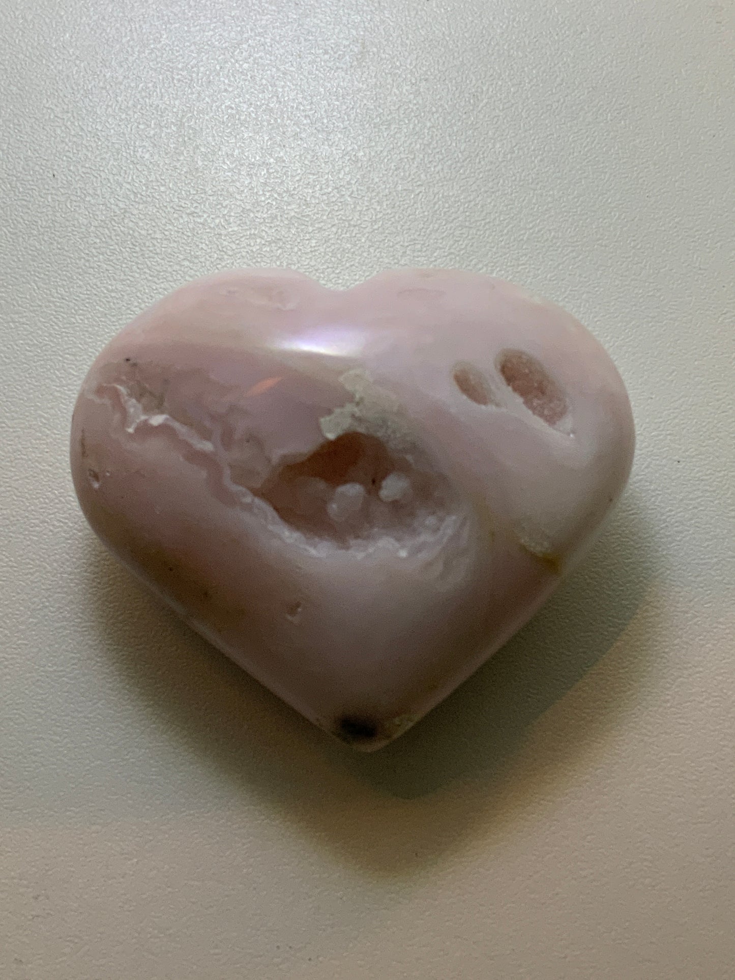 Pink Opal Heart