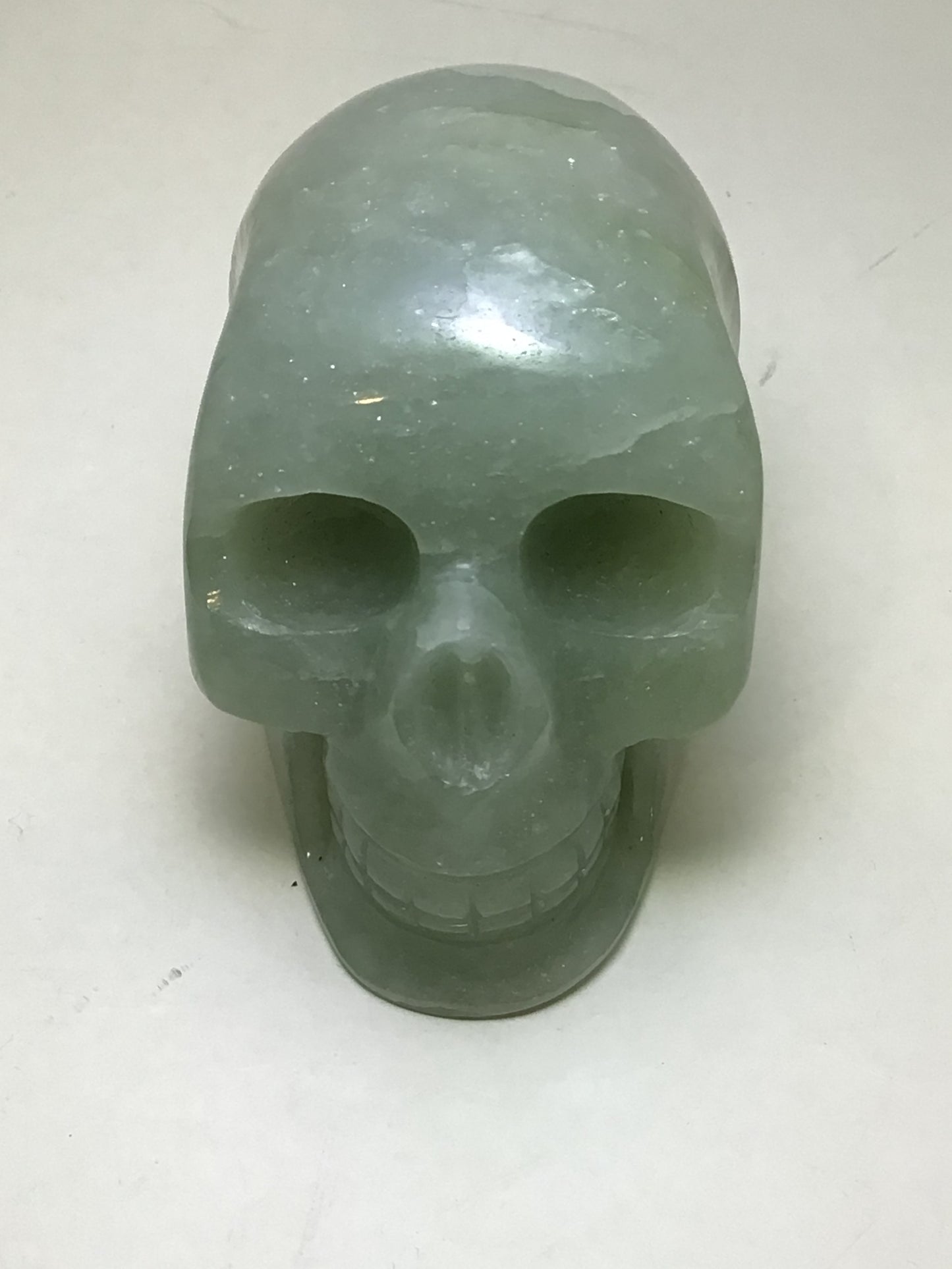 Green Aventurine Skull