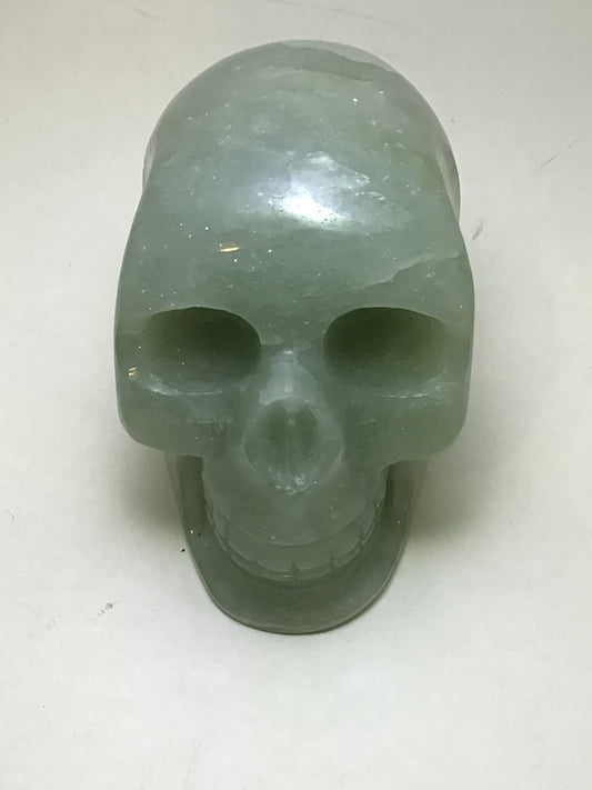 Green Aventurine Skull