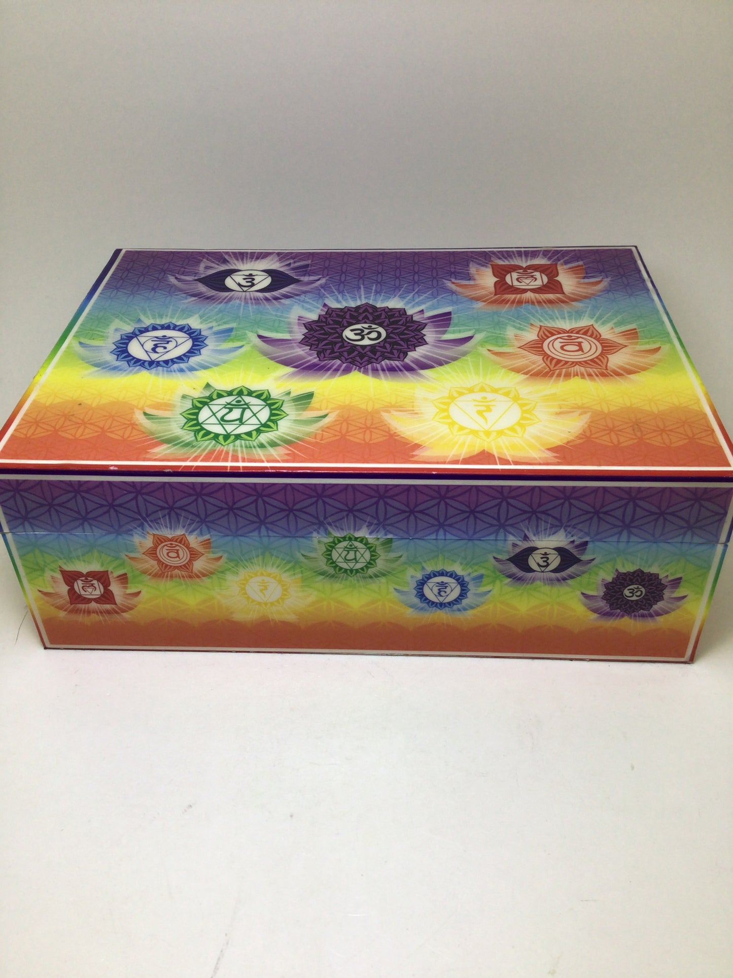 Chakra Wooden Box
