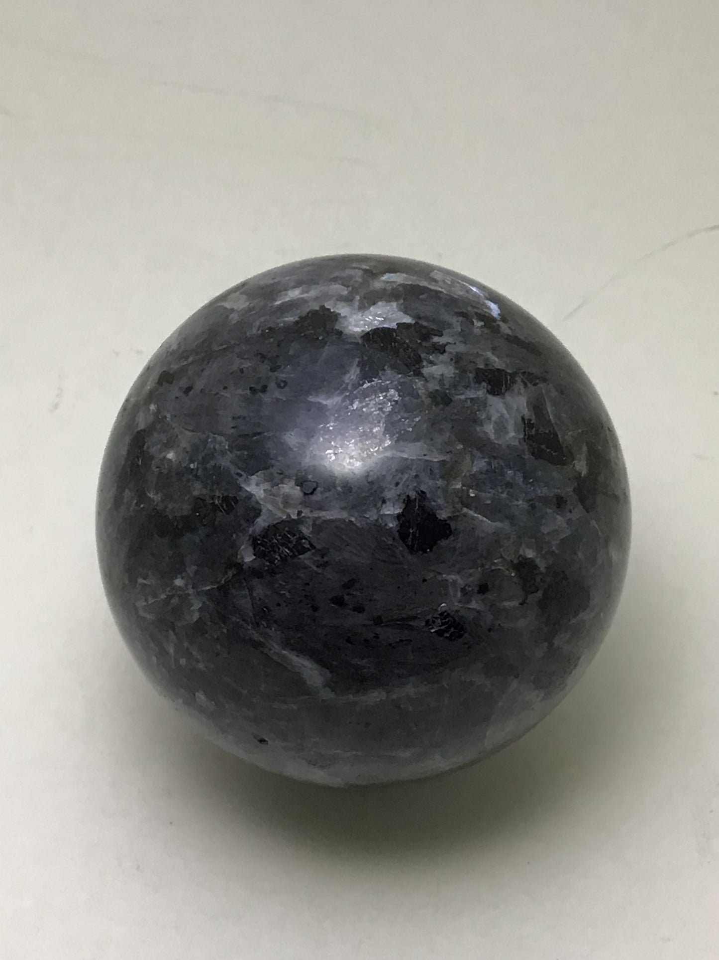 Larvakite/ Black Labradorite Sphere