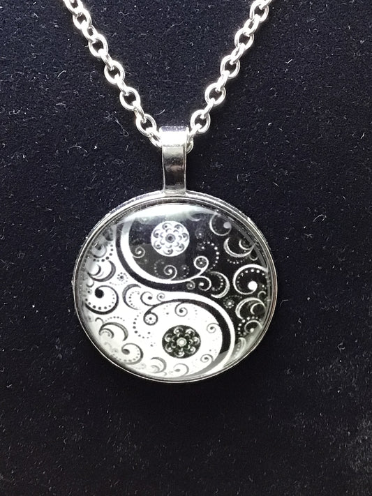 Yin Yang Pendant on Chain