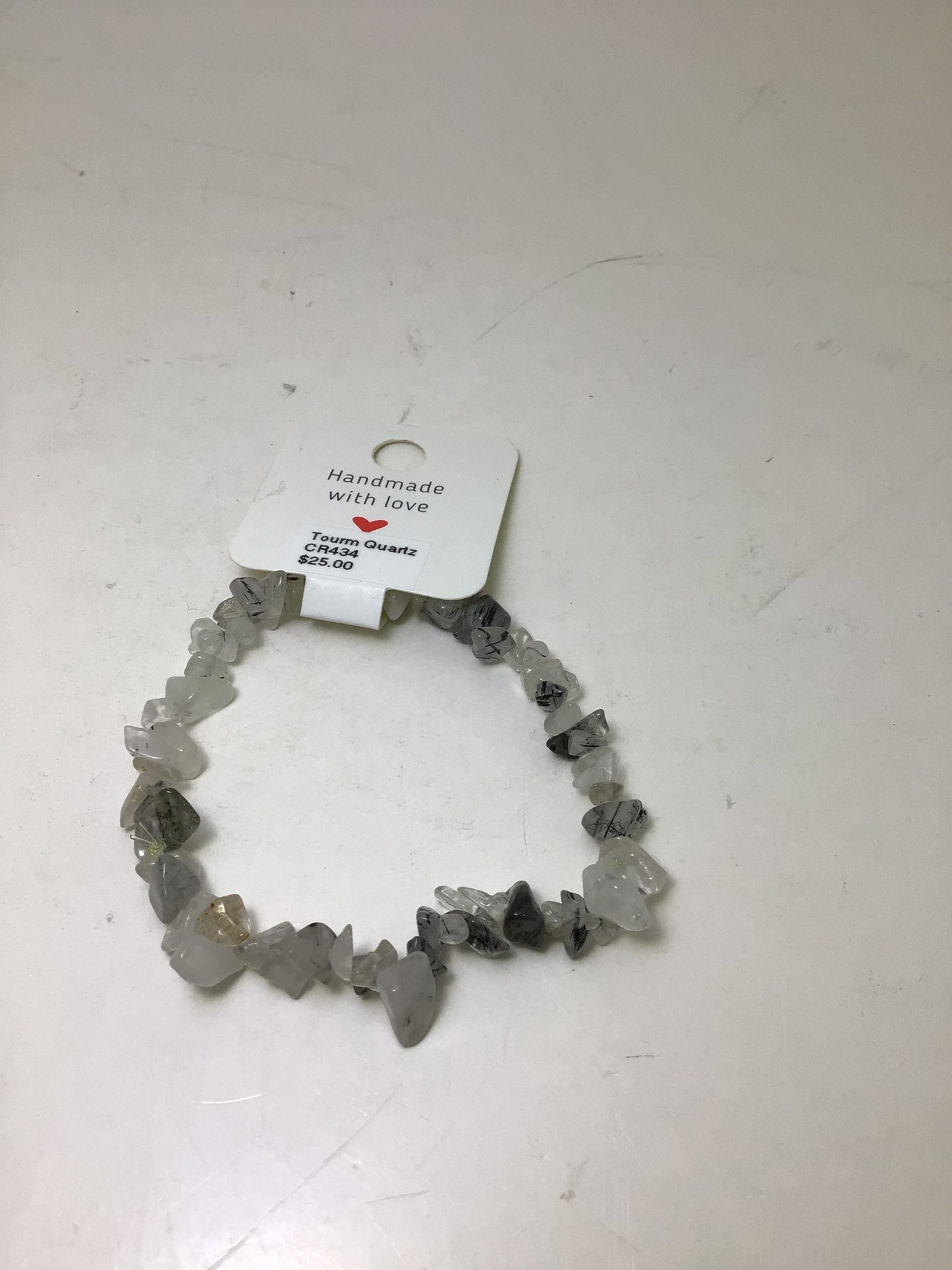 Tourmalized Quartz Bracelet