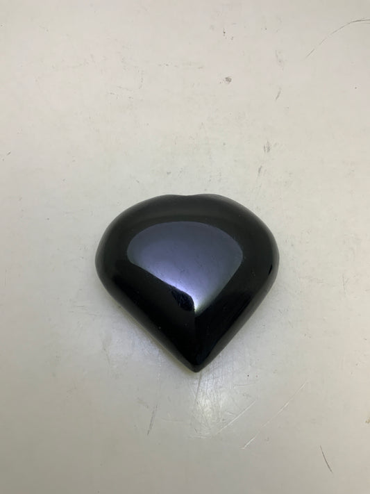 Black Tourmaline Heart