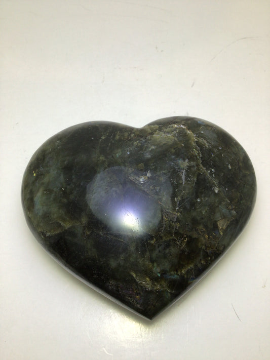 Labradorite Heart