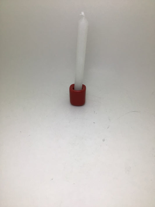 Red Mini Ceramic Candle Holder