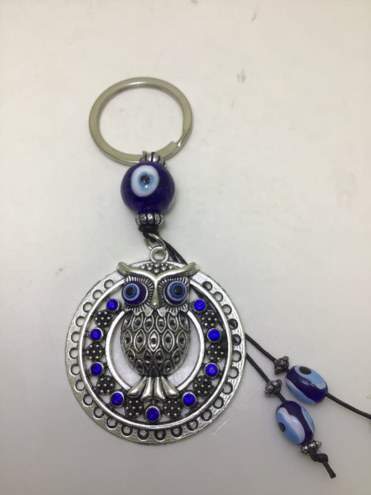 Evil Eye Protection Key Chain with