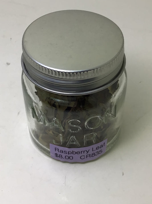 Raspberry Leaf Herb Jar