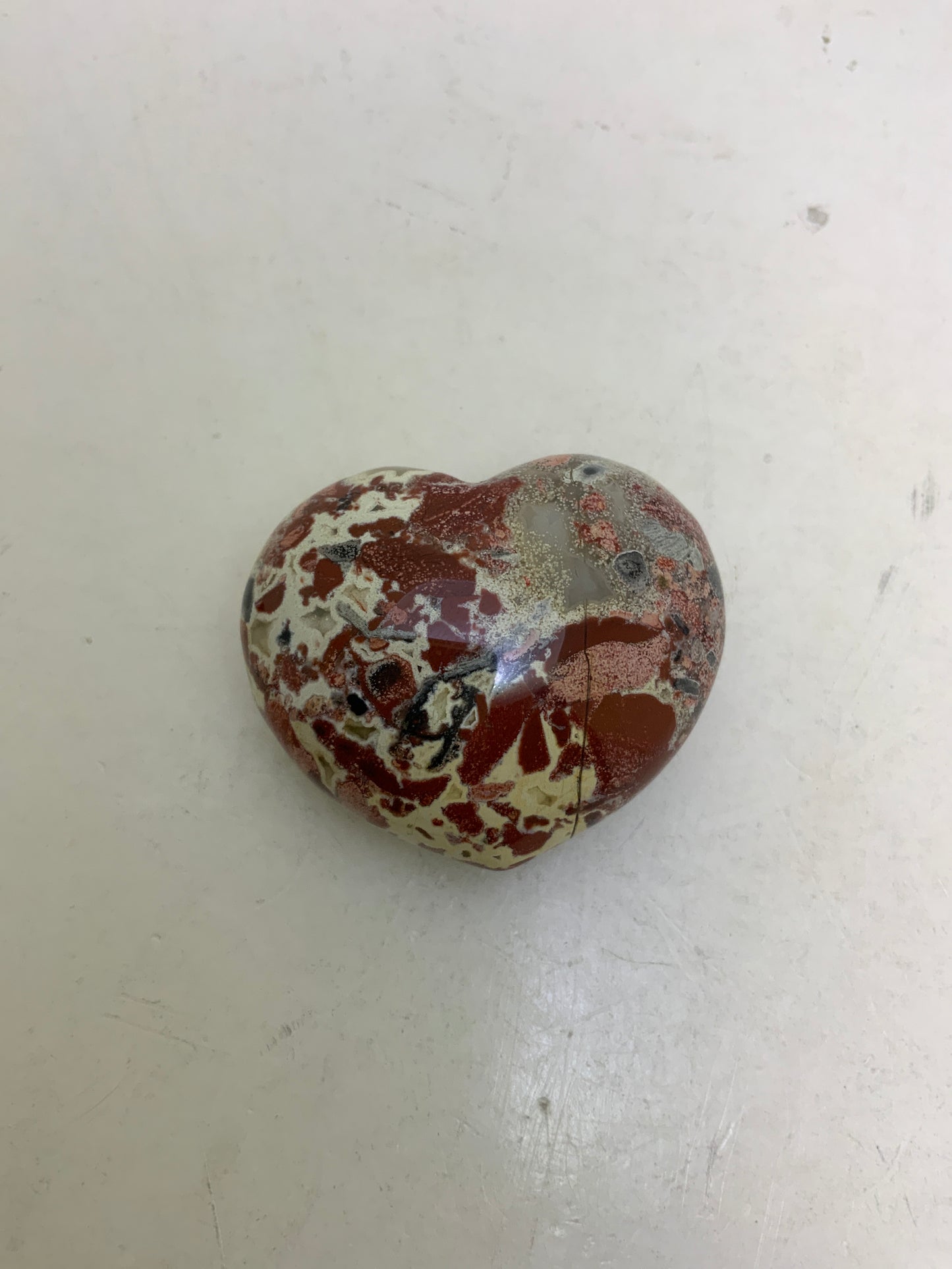 Breccaited Jasper Heart