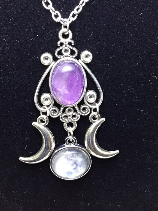 Triple Moons Necklace