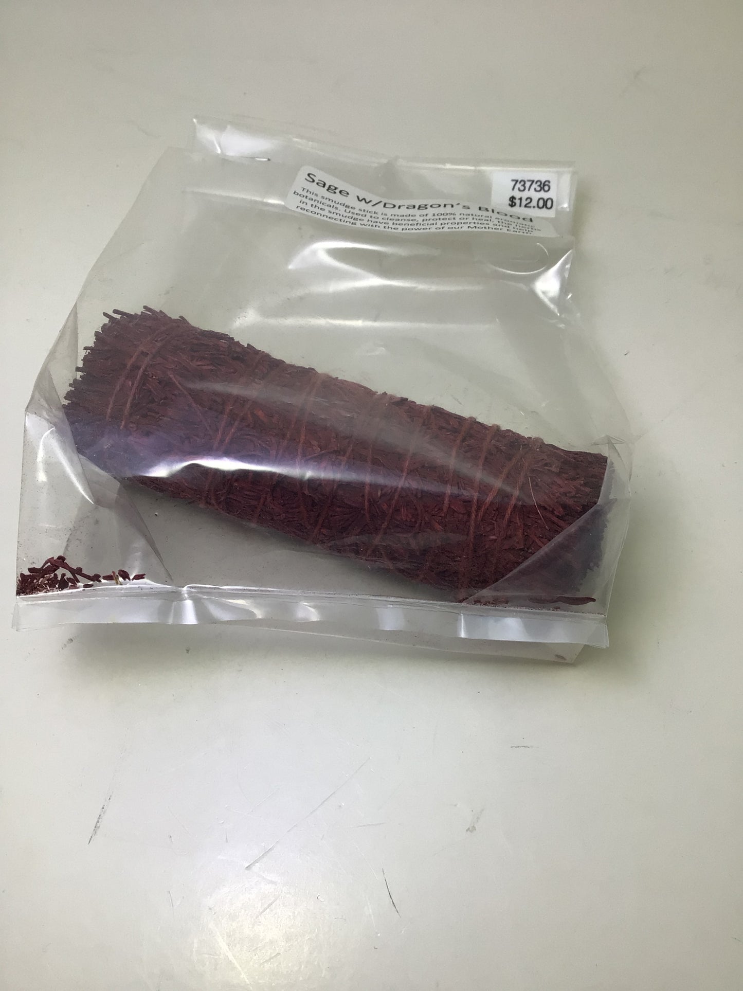 Mountain Sage & Dragon’s Blood 4” Smudging Stick