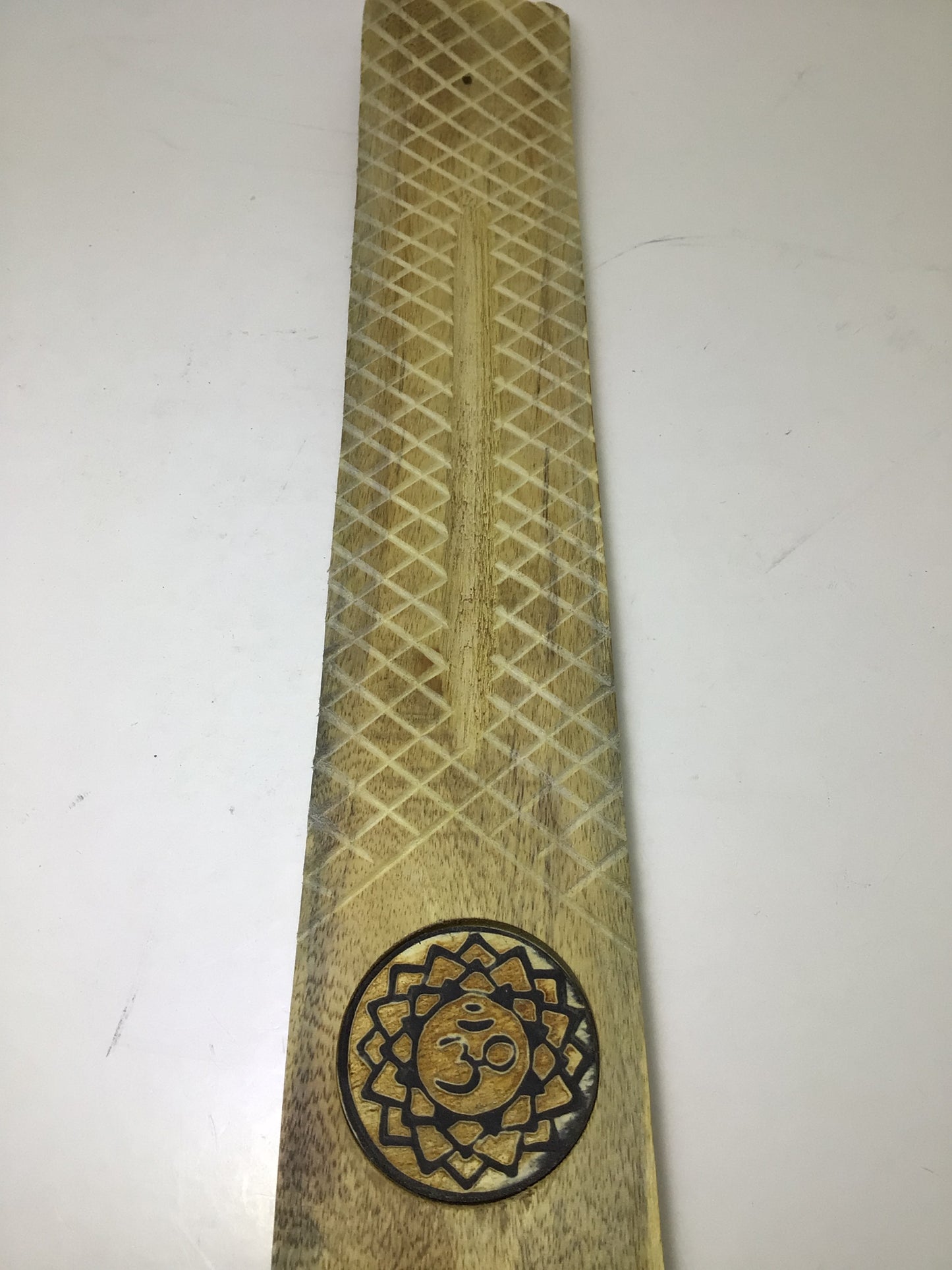 Om Wooden Incense Holder