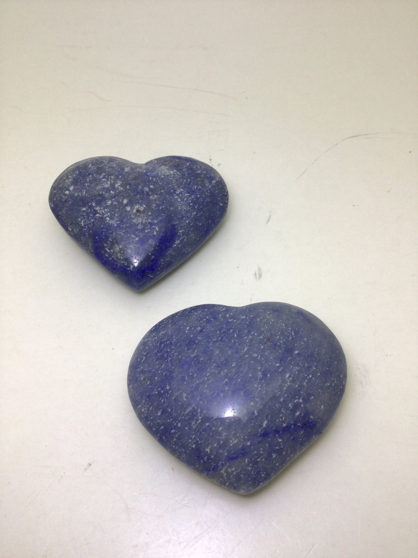 Blue Quartz Heart