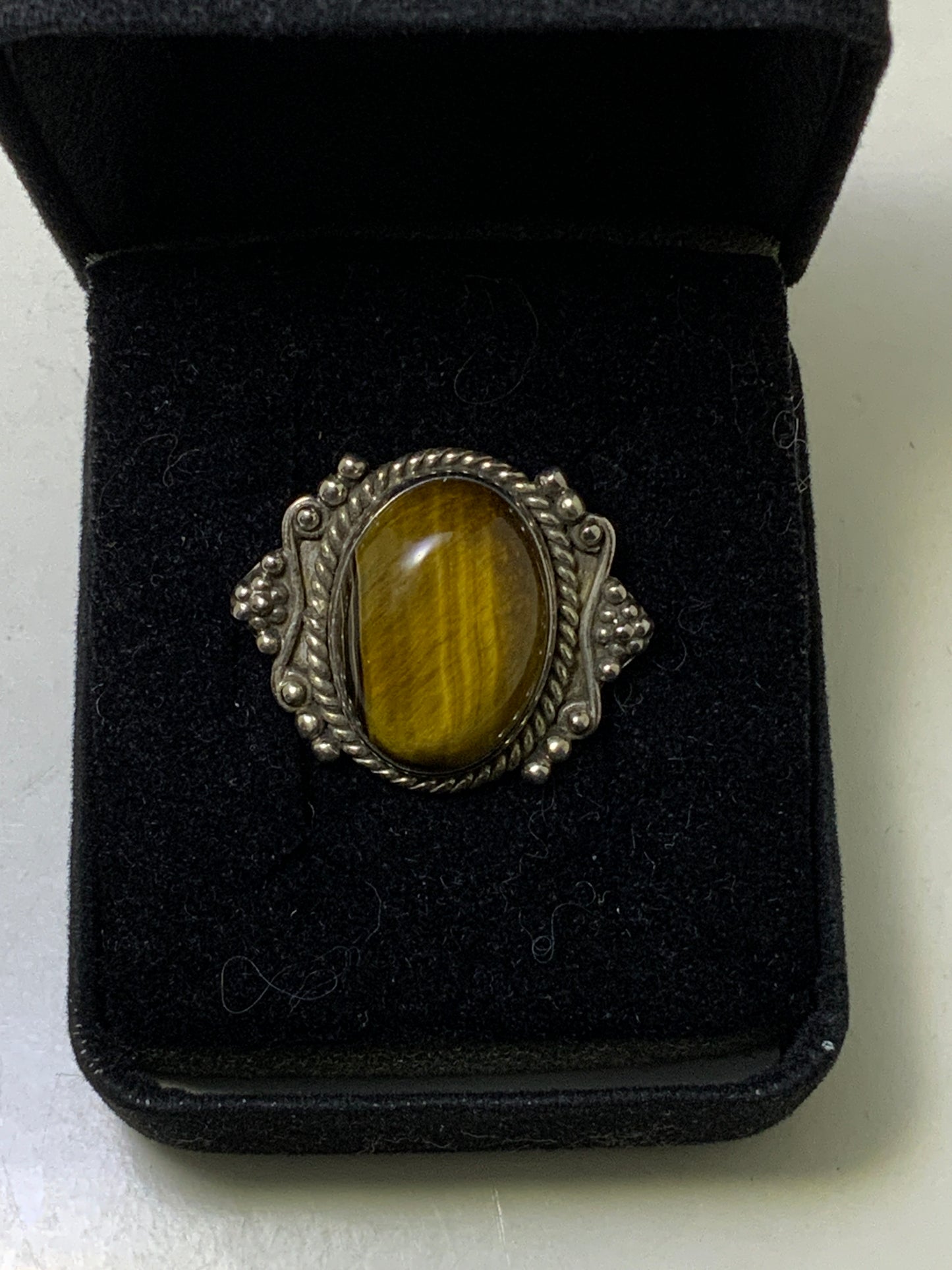 Tiger Eye Sterling Silver Rings