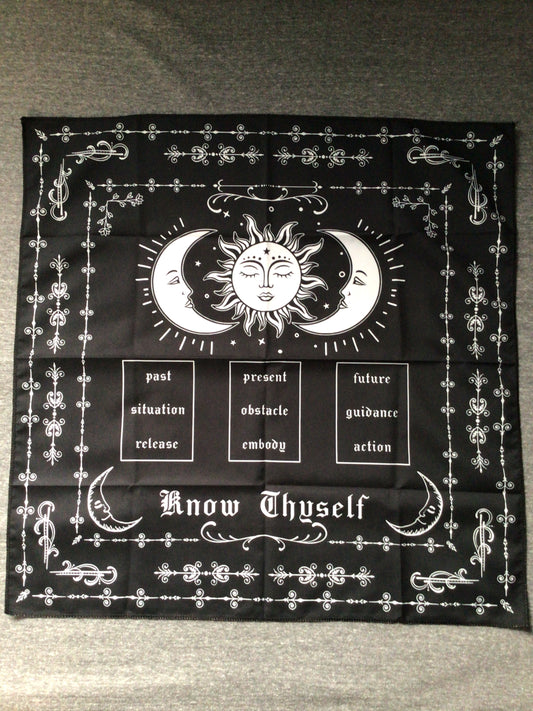 Know Thyself Tarot Altar Cloth