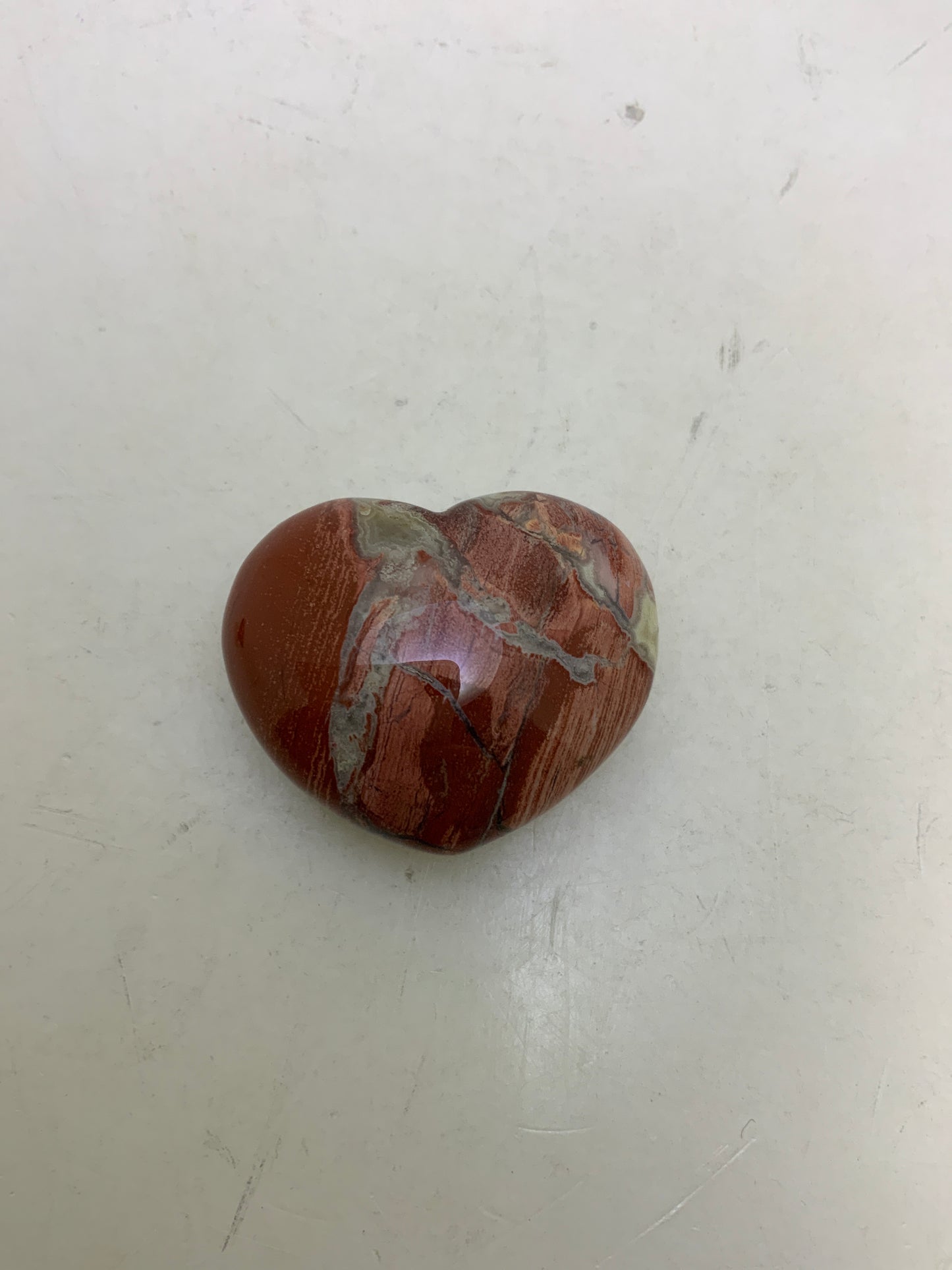 Breccaited Jasper Heart