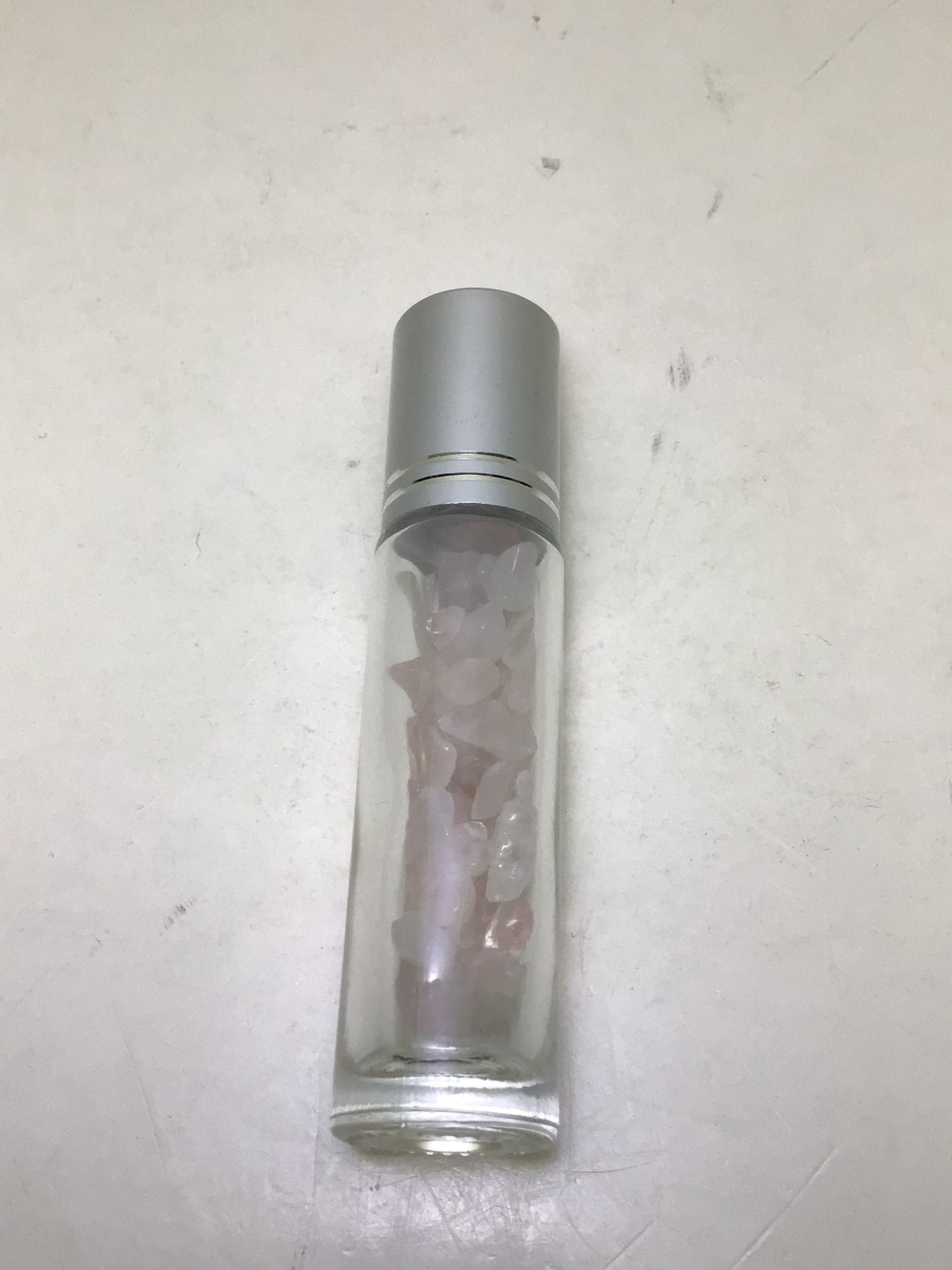 Rose Quartz Crystal Roller Bottle