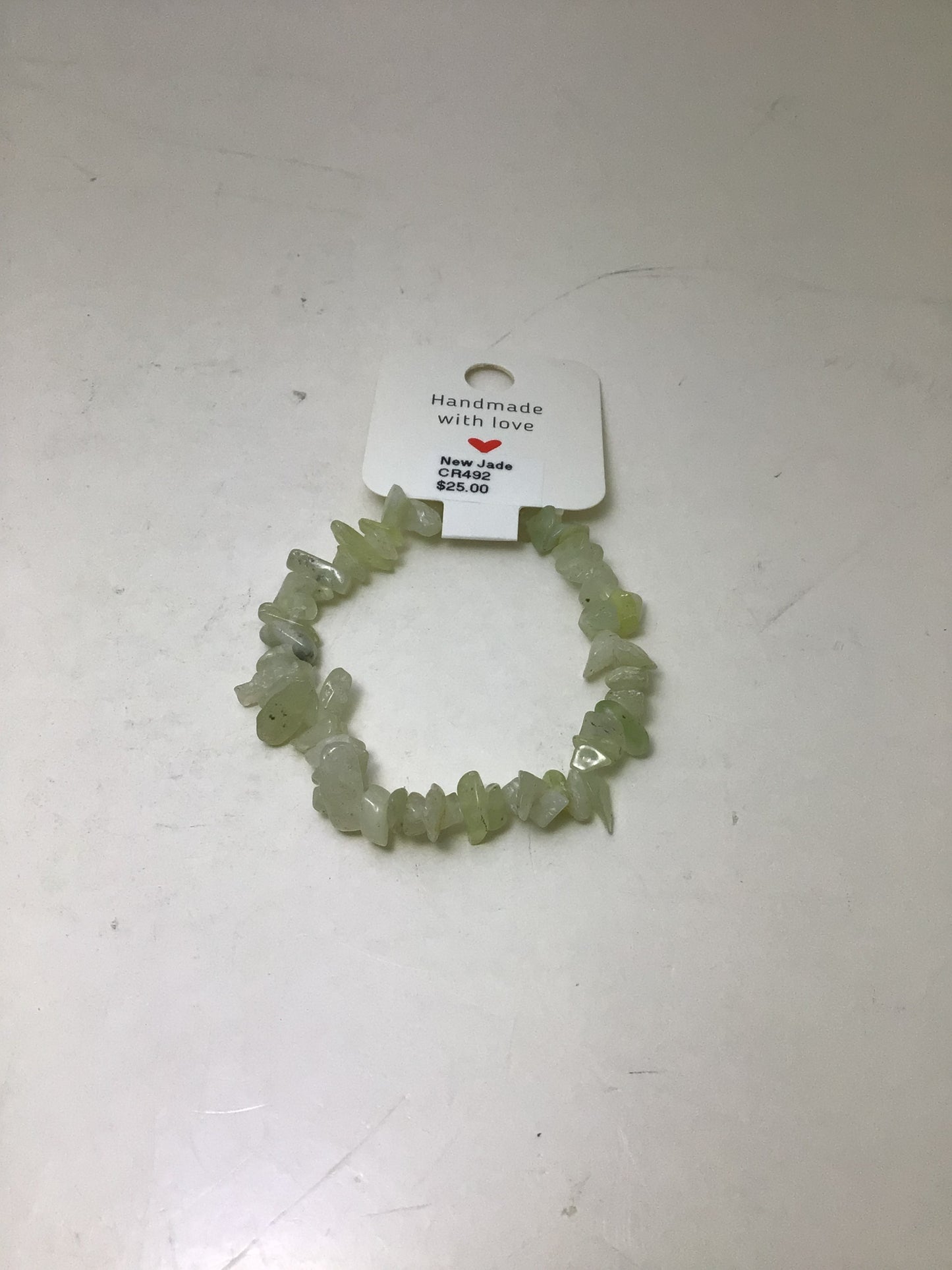 New Jade Stone Chip Bracelet