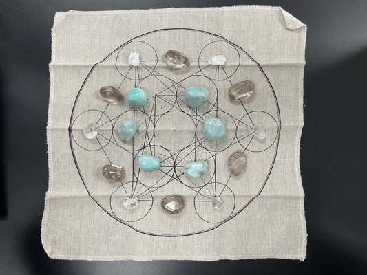 Metatrons Cube Crystal Grid Kit