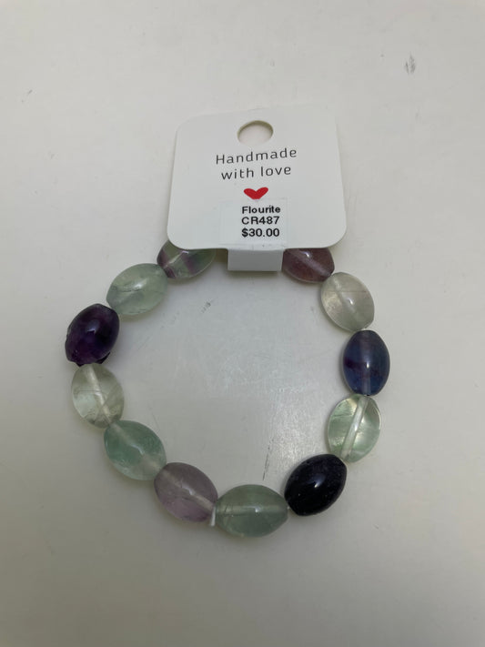 Fluorite Gemstone Bracelet