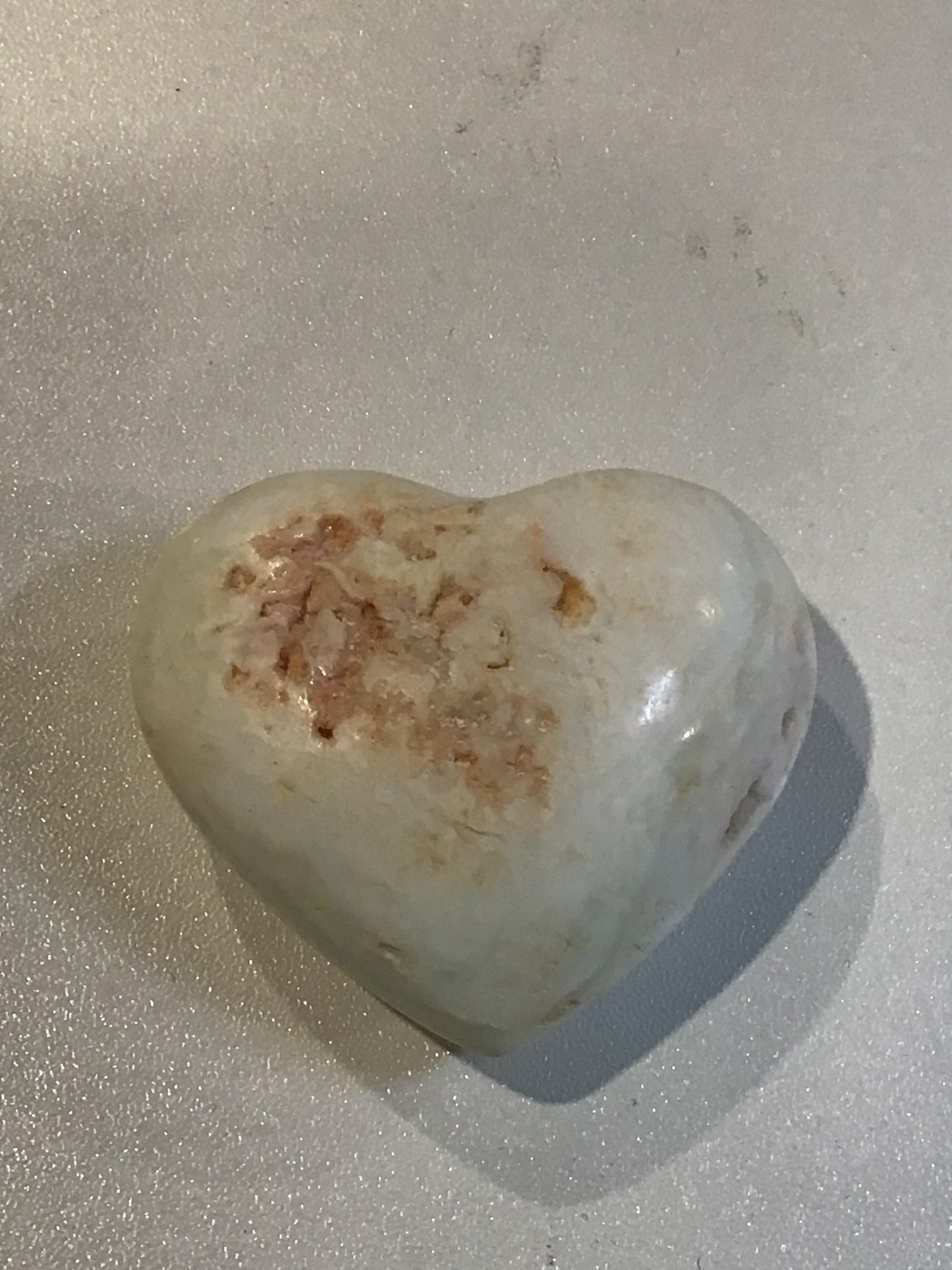 Caribbean Calcite Heart