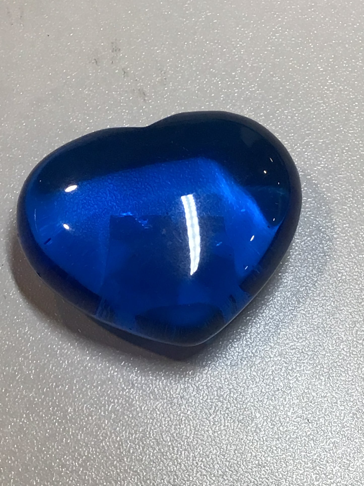 Blue Obsidian Heart