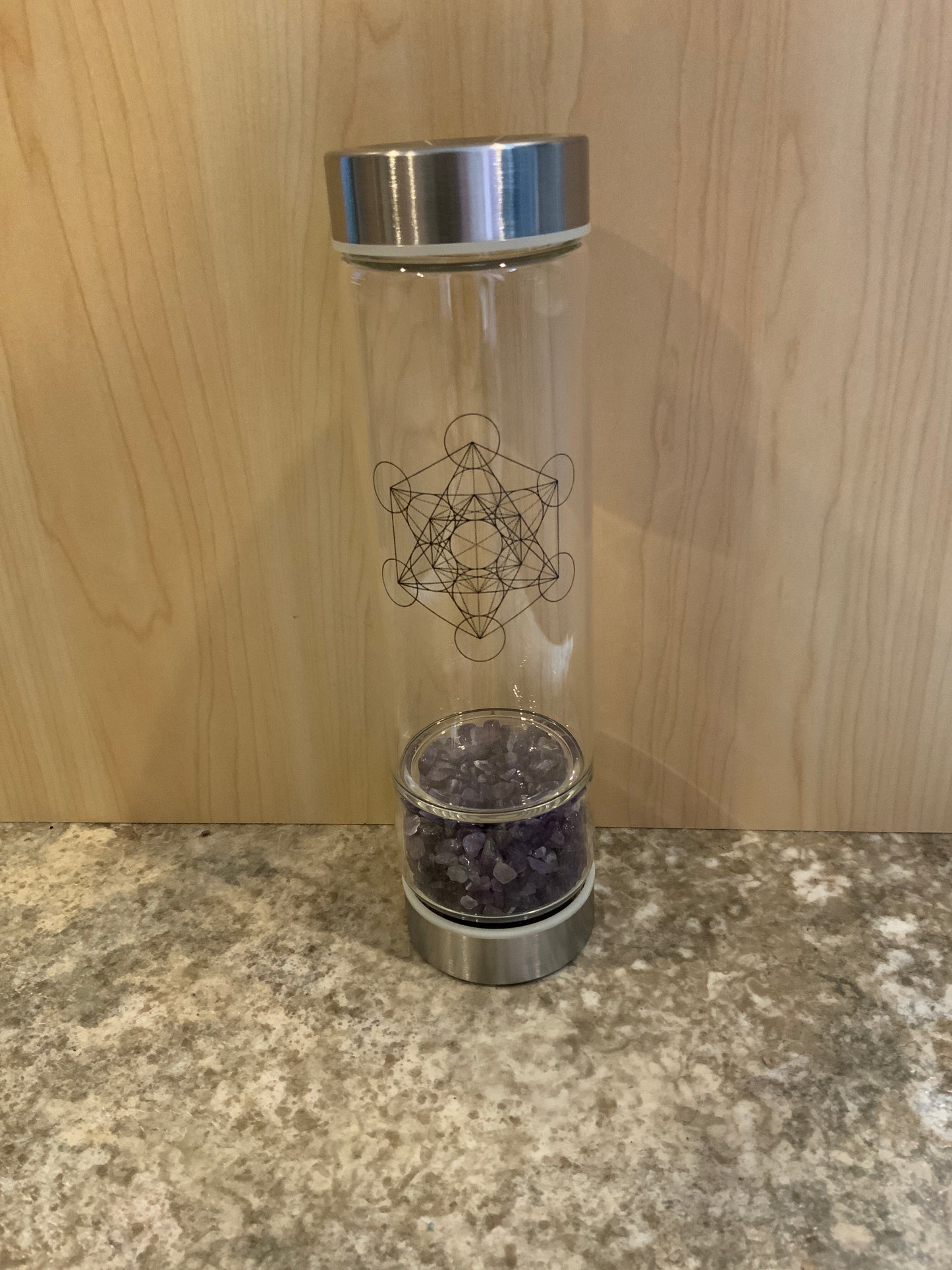 Zenature Crystal Infuser Water Bottle