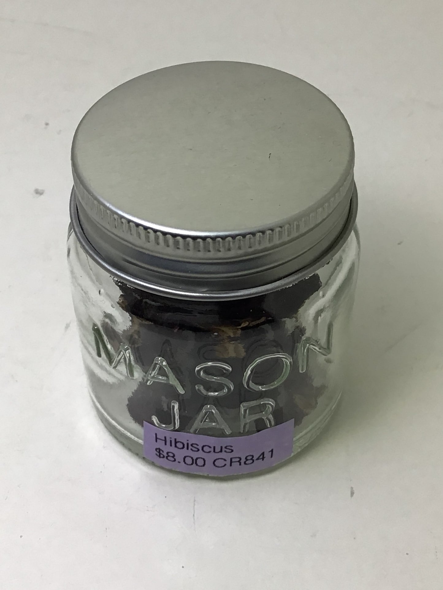 Hibiscus Flower Herb Jar