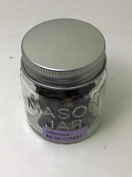 Hibiscus Flower Herb Jar