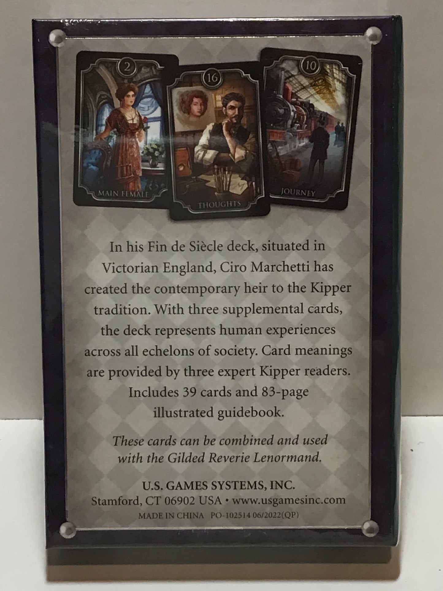 Fin De Siècle Kipper Fortune Telling Deck