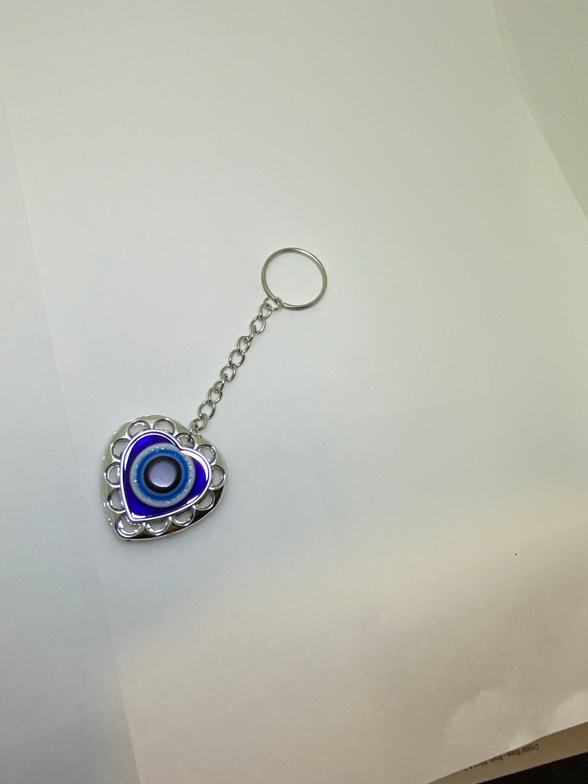 Puffed Heart Evil Eye Protection