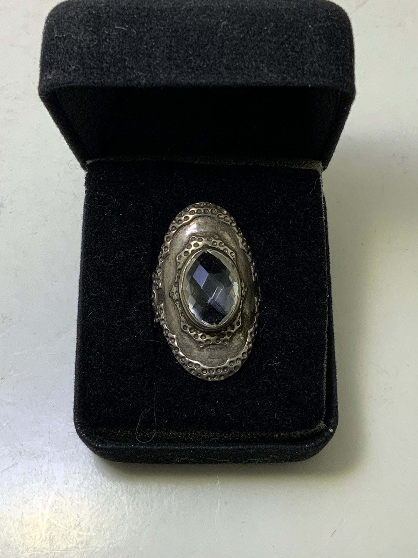 Clear Quartz Sterling Silver Rings