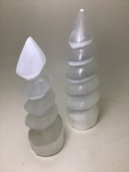 Selenite Twist Iceberg