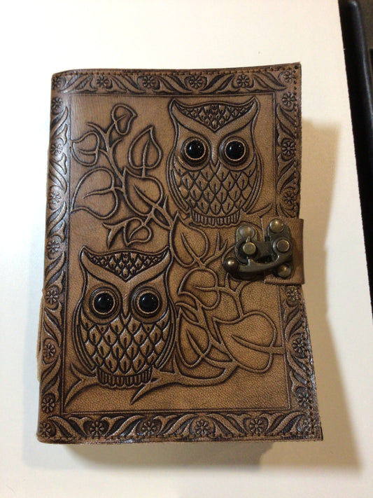 Embossed Owl Journal