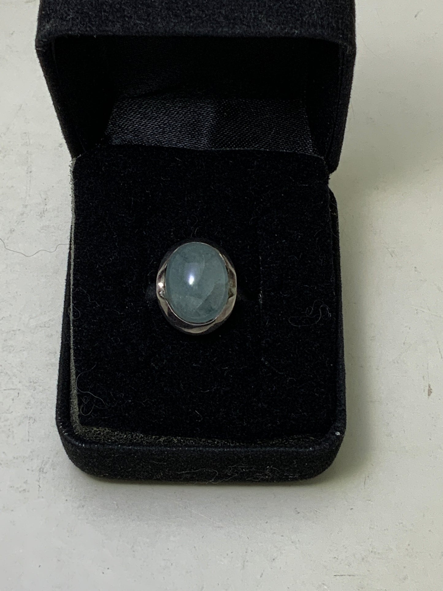 Aquamarine Sterling Silver Rings