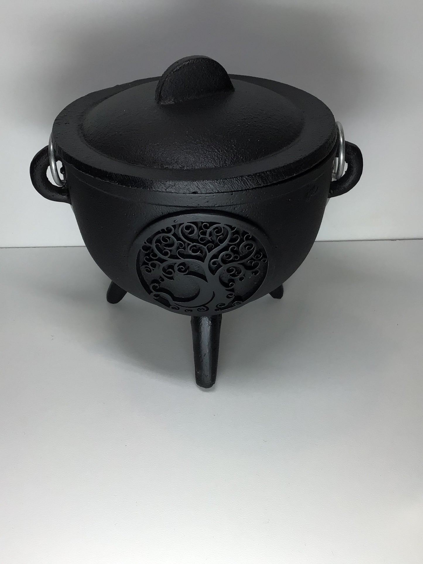 Tree of Life Cast Iron Cauldron