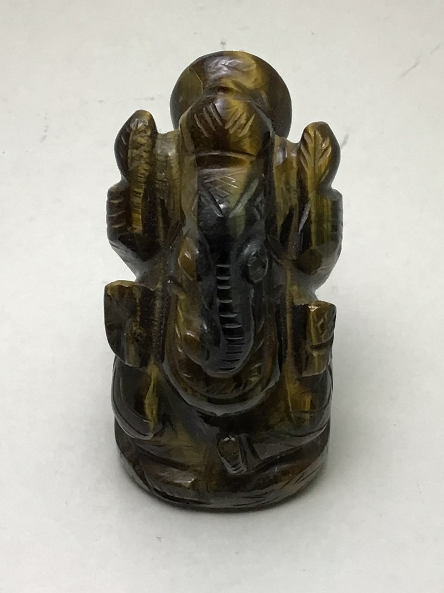 Gold Tiger Eye Ganesha