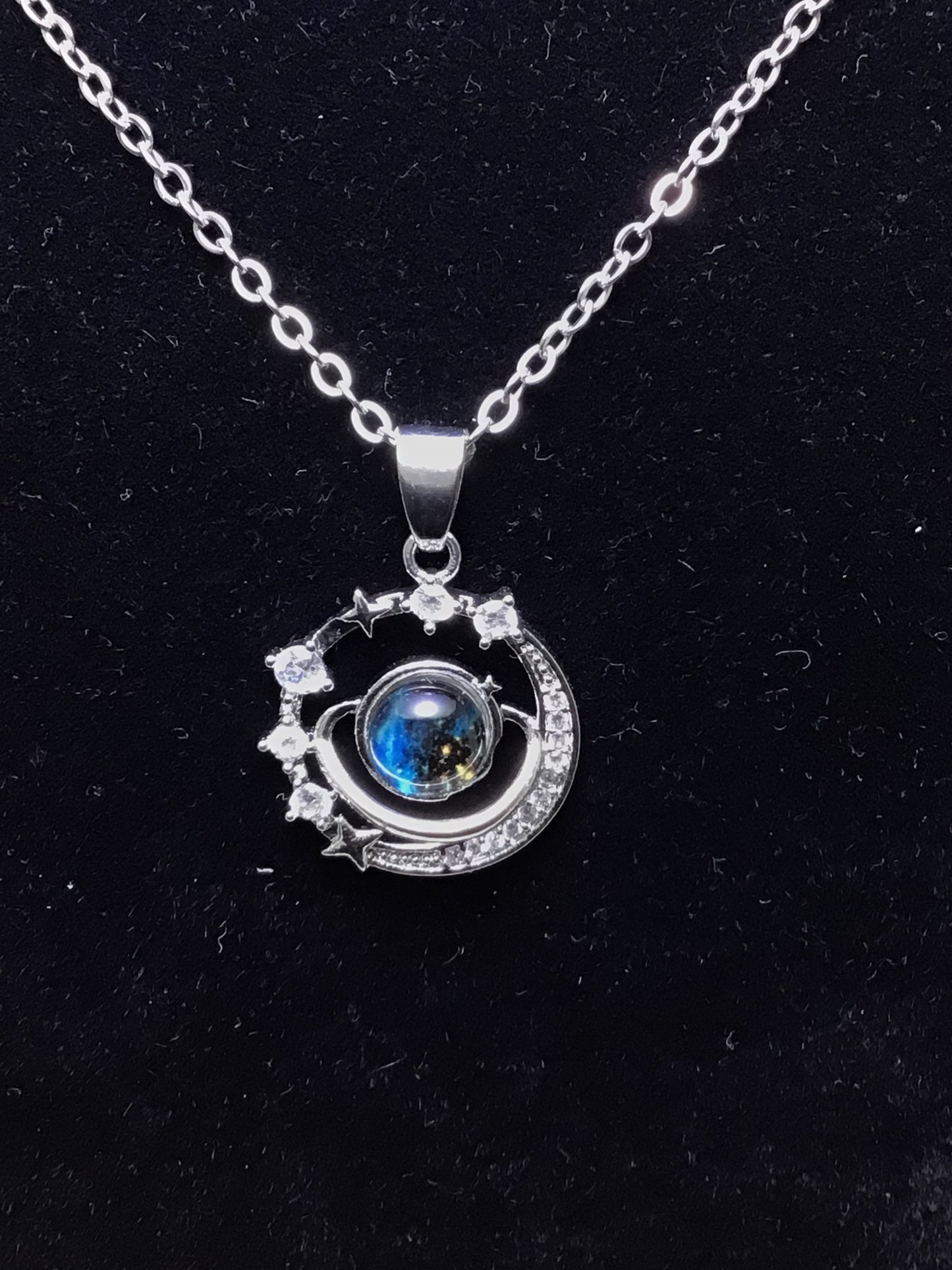 Starry Night Planet Necklace