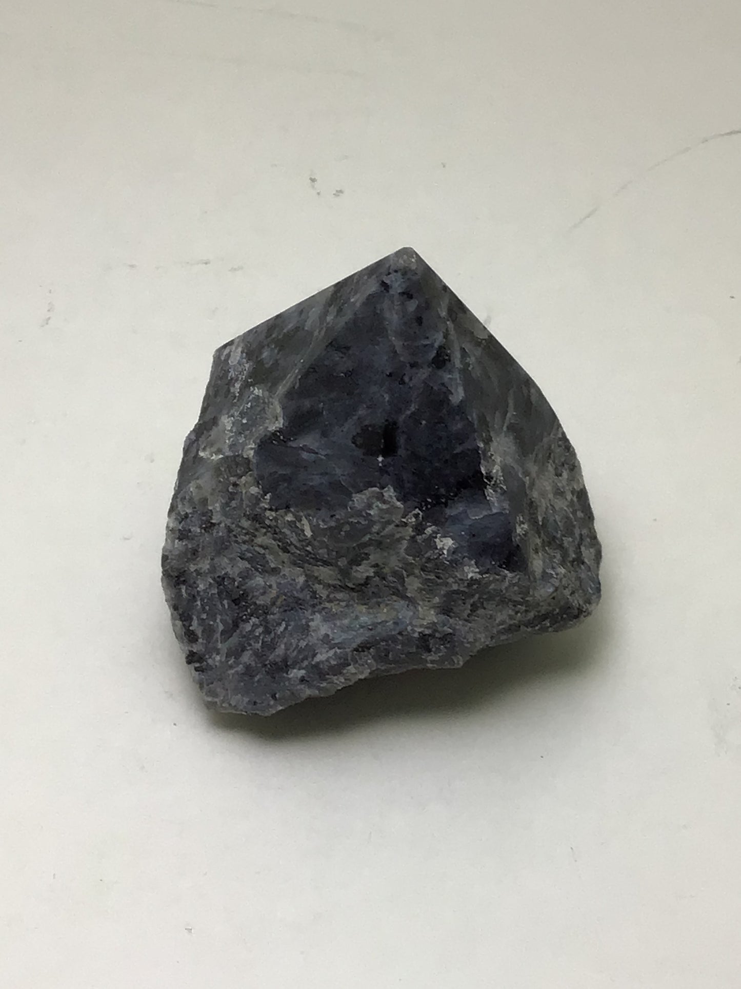 Larvakite/ Black Labradorite Rough Point