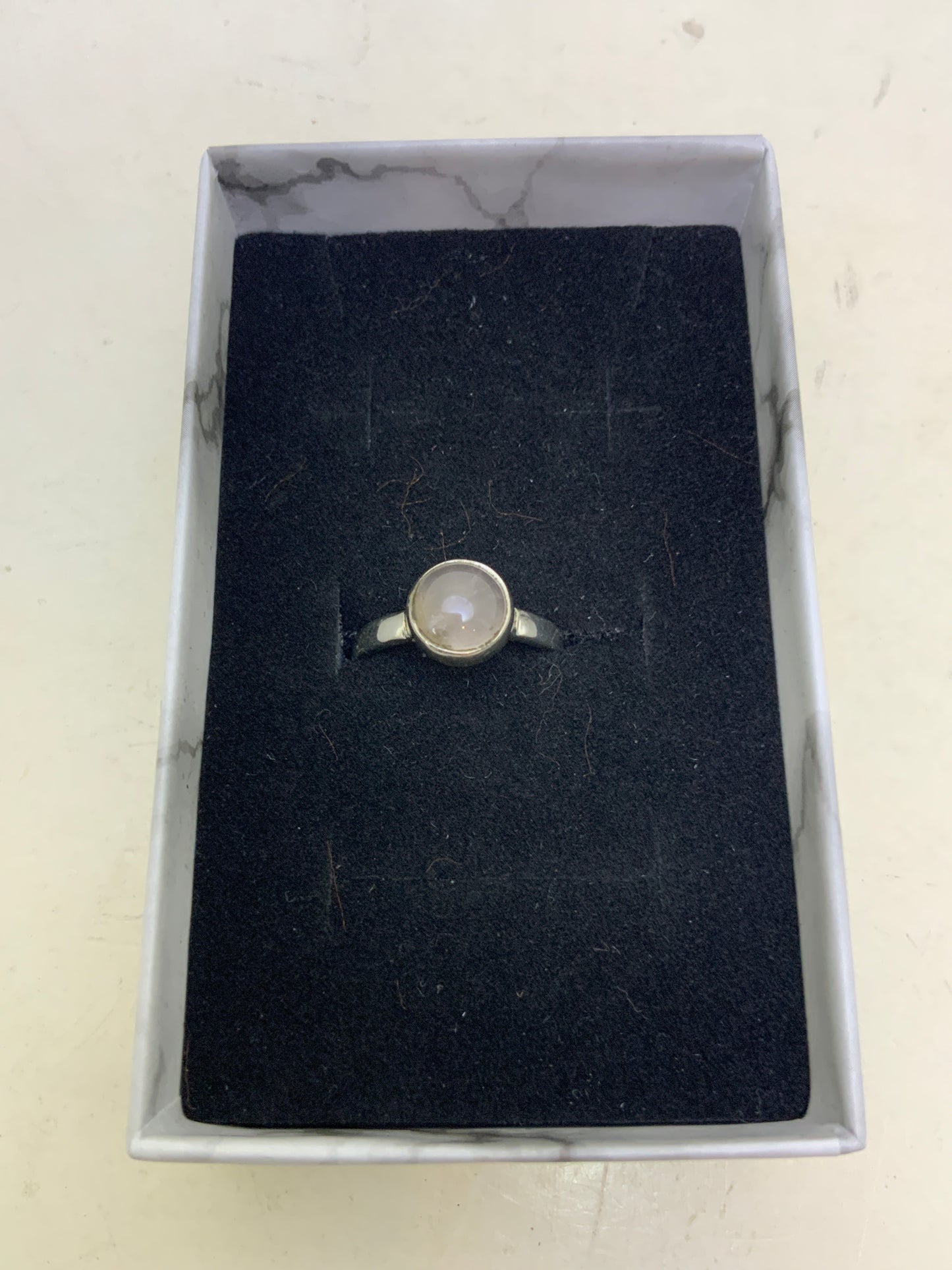 Morganite Sterling Silver Ring