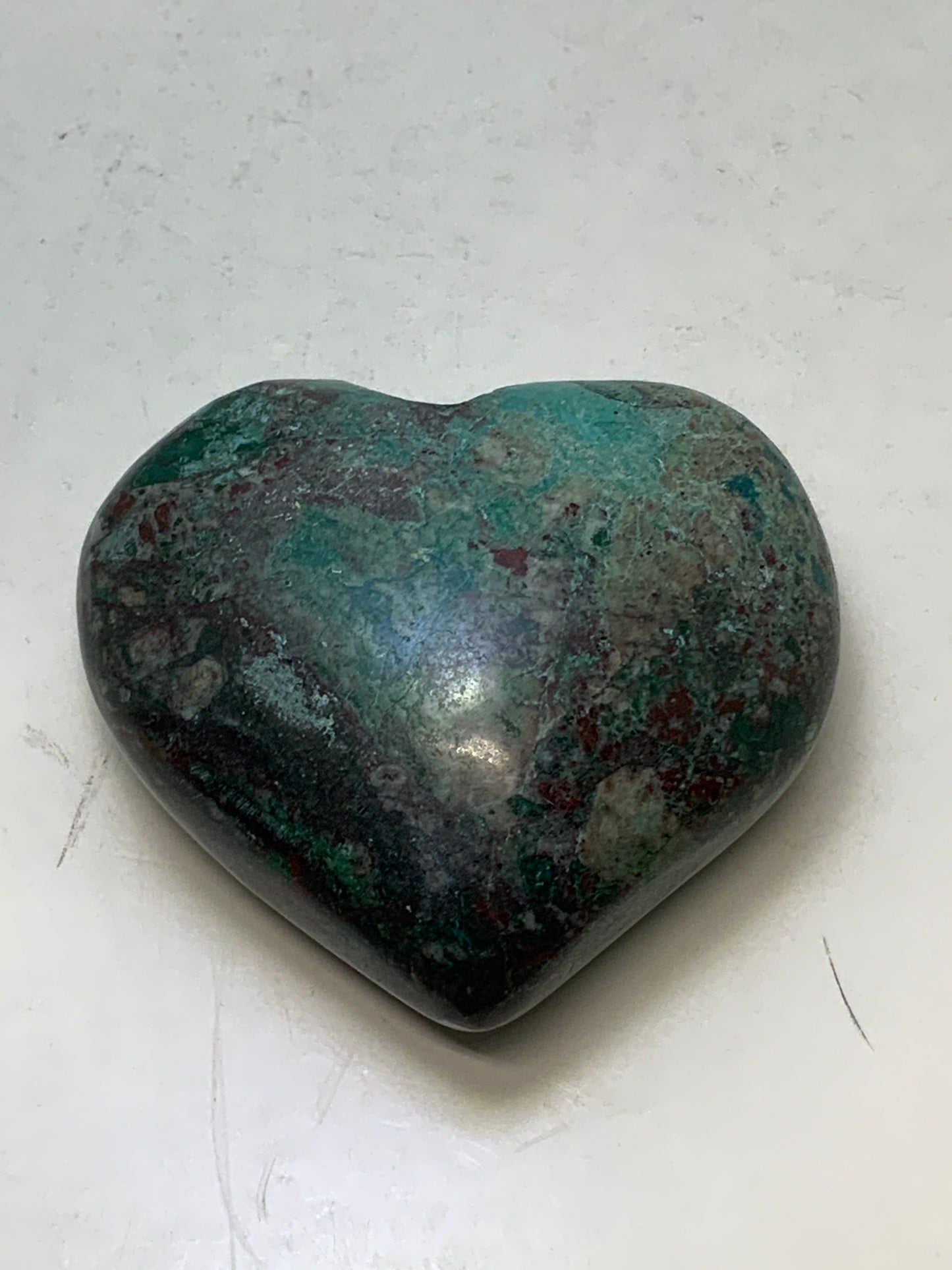 Chrysocolla Heart