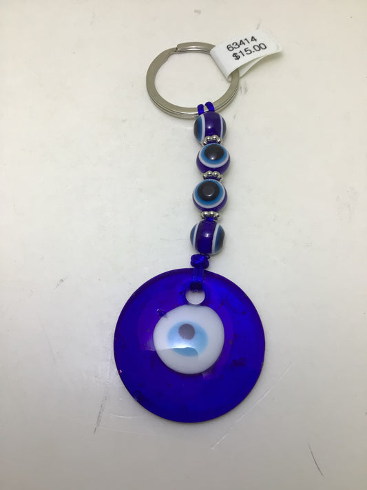 Evil Eye Protection Bead String Key Chain