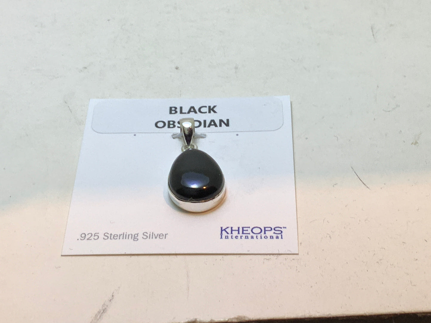 Black Obsidian Pendant
