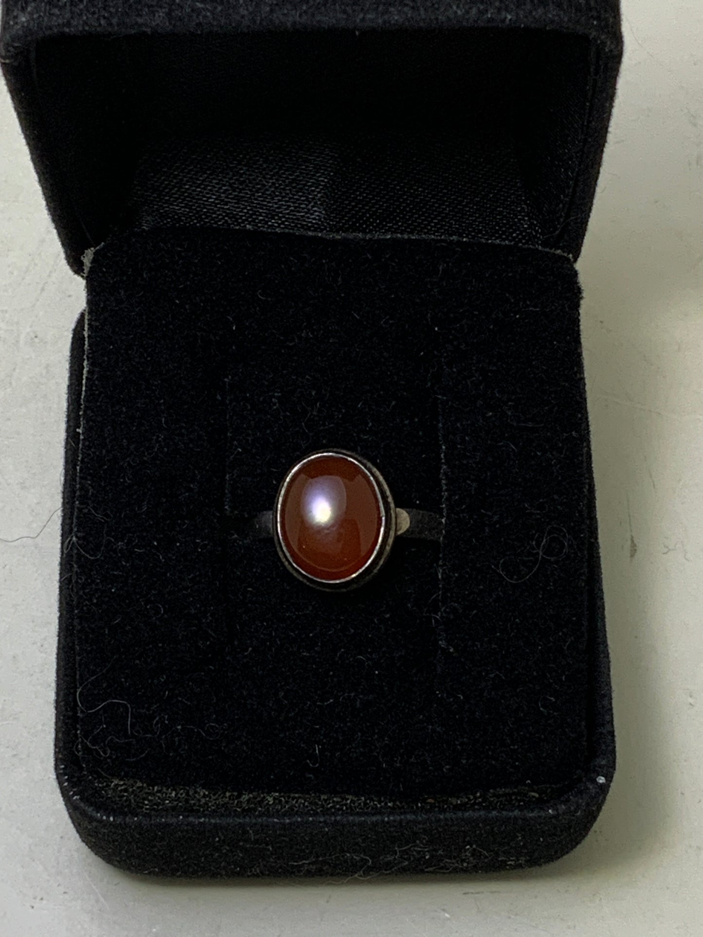 Carnelian Sterling Silver Rings